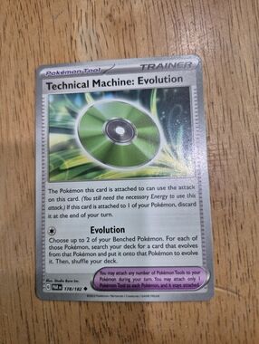 QTY 3 Pokemon Technical Machine: Evolution Trainer Card
